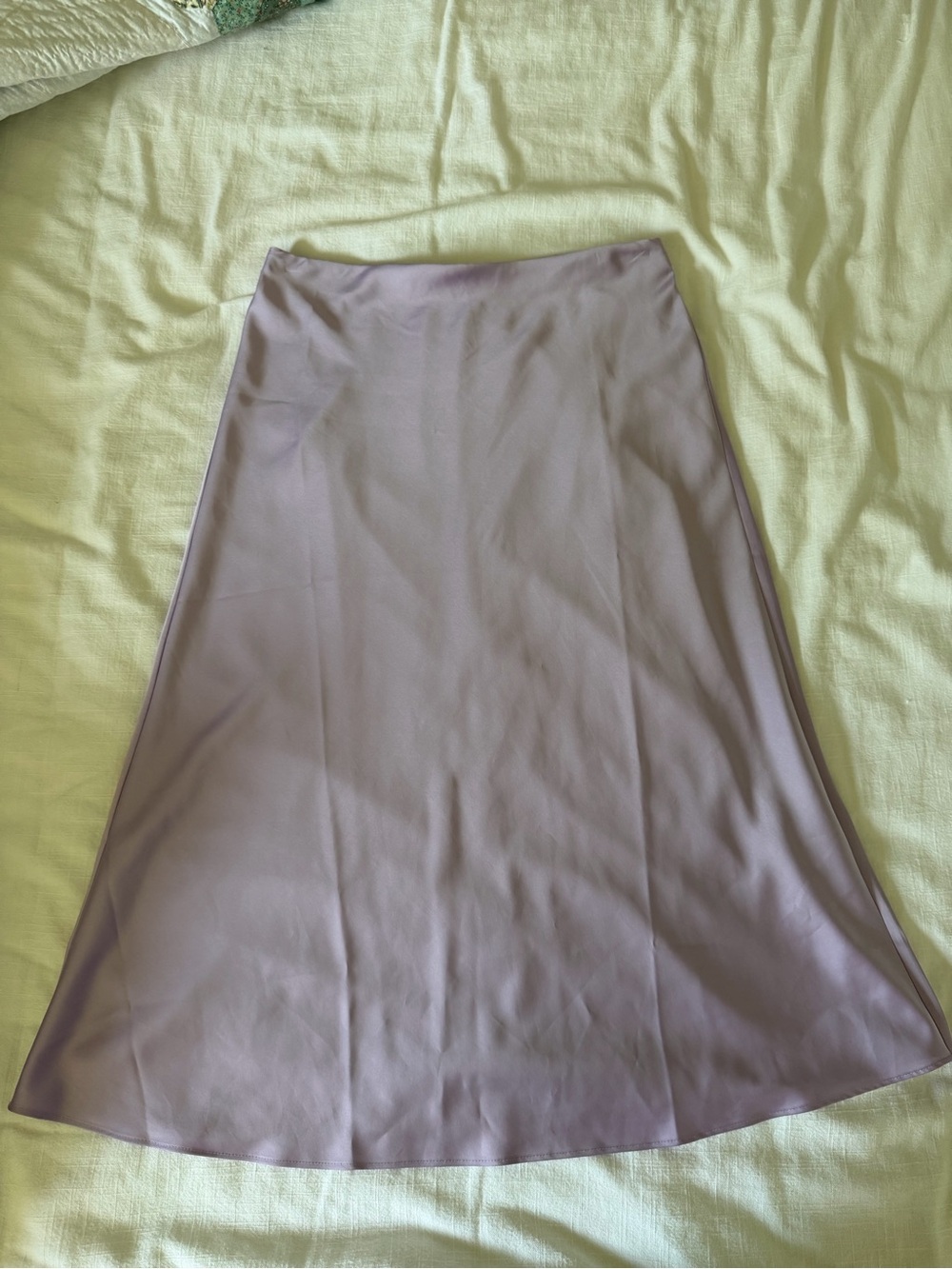 J. Crew Lavender Midi A-Line Skirt